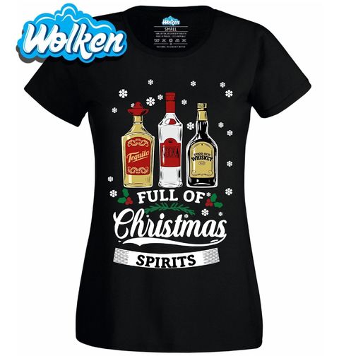 Obrázek produktu Dámské tričko Vánoční Panák Christmas Spirits