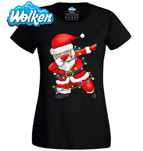 Obrázek produktu Dámské tričko Vánoční Dabující Santa