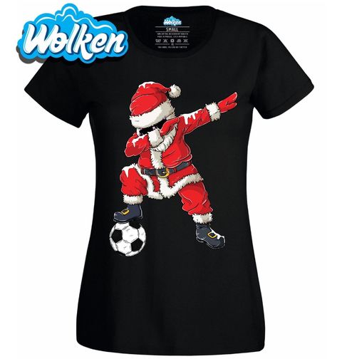 Obrázek produktu Dámské tričko Dabující Santa Fotbalista
