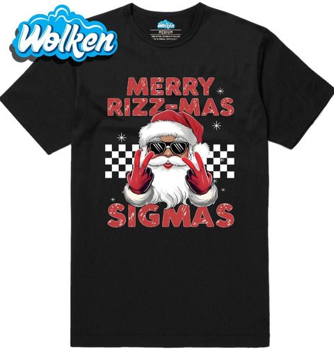 Obrázek produktu Pánské tričko Sigma Vánoce Merry Rizz-Mas Sigmas