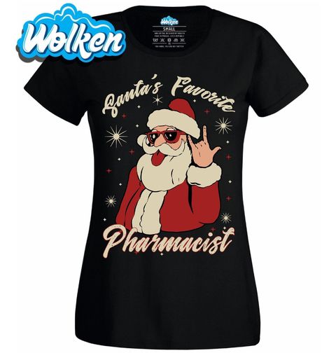Obrázek produktu Dámské tričko Santův Nejoblíbenější Lékárník