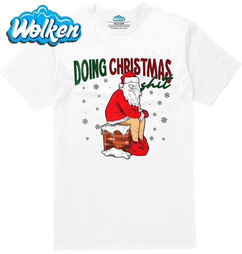 Obrázek produktu Pánské tričko Santa na Komíně Doing Christmas Shit