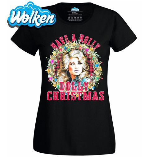 Obrázek produktu Dámské tričko Have a Holly Dolly Christmas