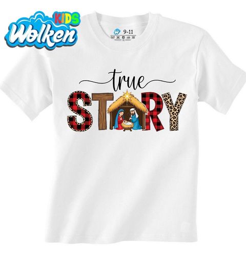 Obrázek produktu Dětské tričko Vánoční Betlém True Story