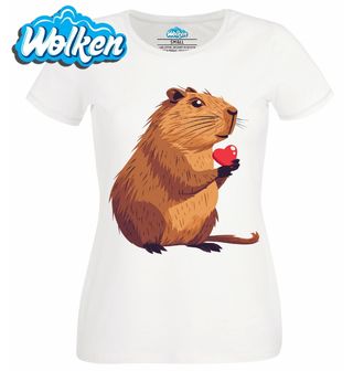 Dámské tričko  Kapybara se Srdem.jpg