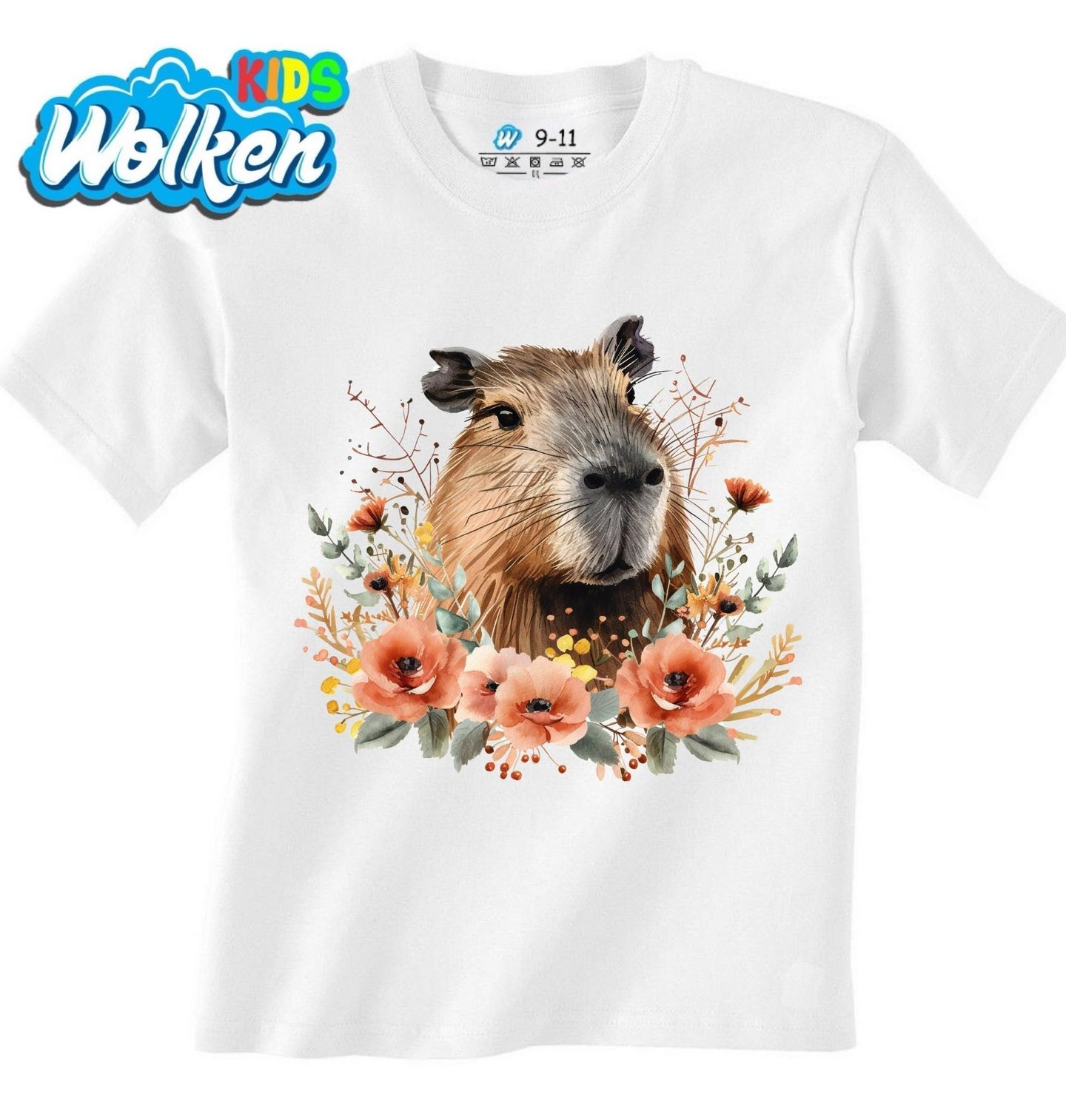 Dětské tričko Kapybara a Vlčí mák.jpg