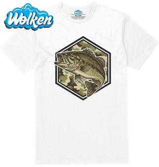 Pánské tričko  Maskáčový Okounek Camo Bass Fish.jpg