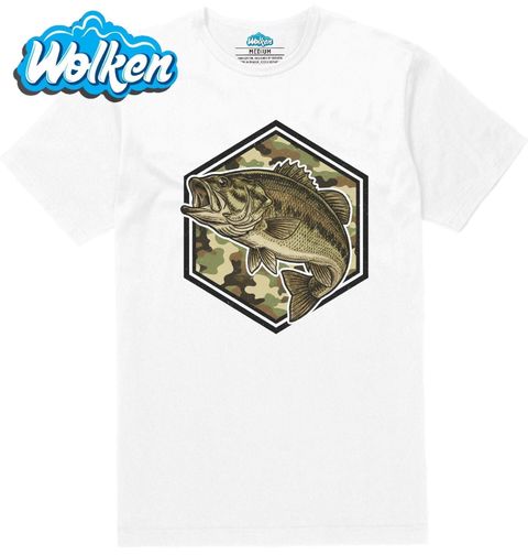 Obrázek produktu Pánské tričko Maskáčový Okounek Camo Bass Fish