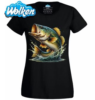 Dámské tričko Výskakující Okoun z Vody.jpg