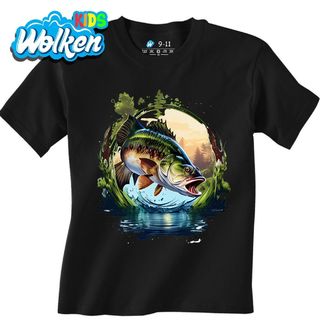 Dětské tričko Okoun z Hlubin Jezera.jpg