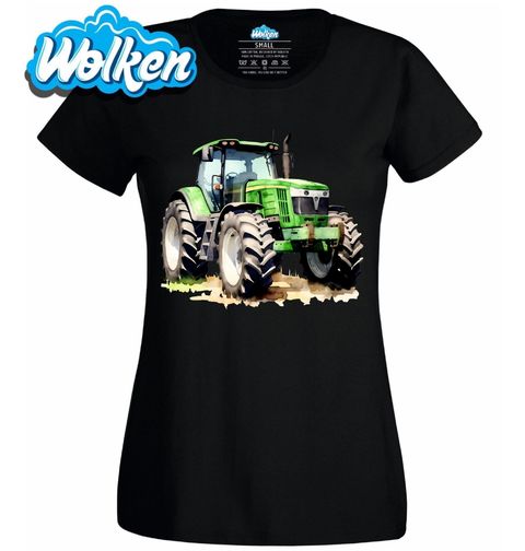Obrázek produktu Dámské tričko Zelený Traktor