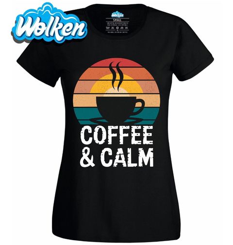 Obrázek produktu Dámské tričko Káva a Klid Coffee & Calm