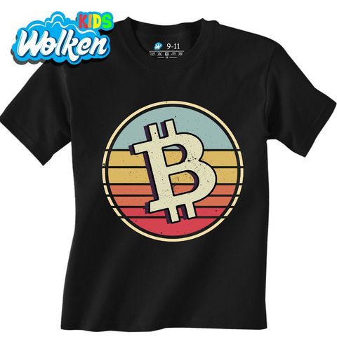 Obrázek produktu Dětské tričko Retro Mince Bitcoin