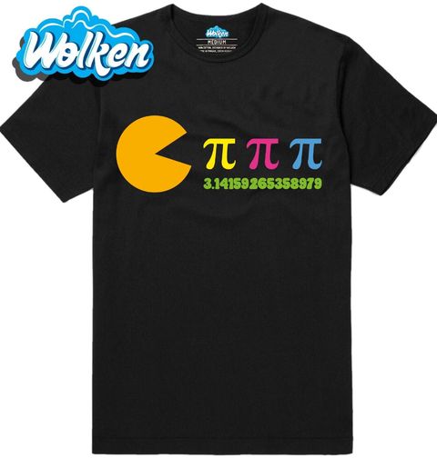 Obrázek produktu Pánské tričko Matematický Pac-Man Pí (𝝅)