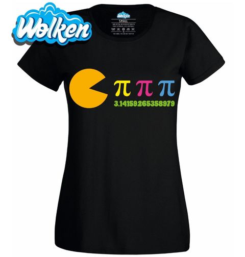 Obrázek produktu Dámské tričko Matematický Pac-Man Pí (𝝅)
