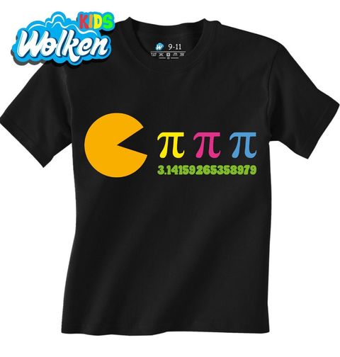 Obrázek produktu Dětské tričko Matematický Pac-Man Pí (𝝅)