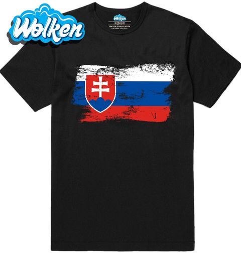Obrázek produktu Pánské tričko Vintage Vlajka Slovenské republiky
