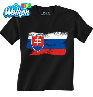 Dětské tričko Vintage Vlajka Slovenské republiky.jpg