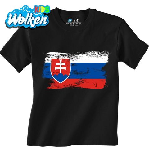 Obrázek produktu Dětské tričko Vintage Vlajka Slovenské republiky