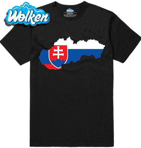 Obrázek produktu Pánské tričko Vlajka v Mapě Slovenska