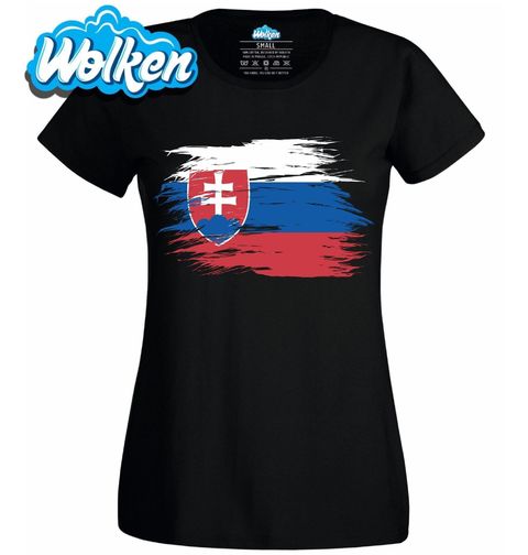 Obrázek produktu Dámské tričko Slovenská Vlajka se Státním znakem