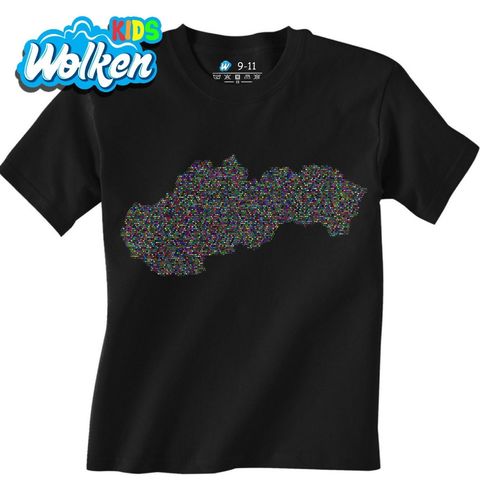 Obrázek produktu Dětské tričko Slovenská Mapa Míru
