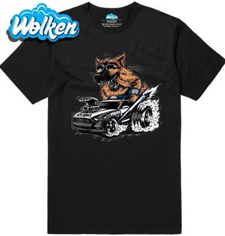 Pánské tričko Policejní pes Německý ovčák K9.jpg