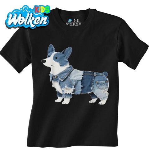Obrázek produktu Dětské tričko Džínový Corgi