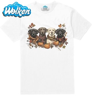 Pánské tričko  Čtyři Podzimní Labradoři.jpg