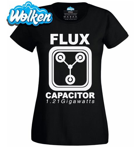 Obrázek produktu Dámské tričko Stroj času Flux Capacitor 1.21 Gigawatts
