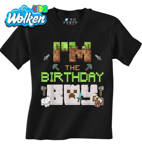 Obrázek produktu Dětské tričko Narozeninový hráč Minecraftu
