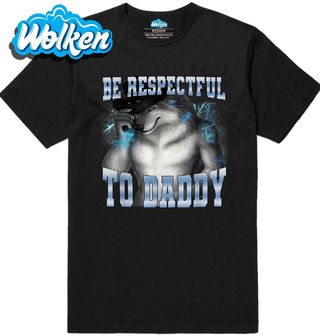 Pánské tričko Vlk Alfa Respektuj tátu.jpg