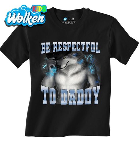 Obrázek produktu Dětské tričko Vlk Alfa Respektuj tátu