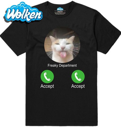 Obrázek produktu Pánské tričko Kočičí Oddělení volá Phone Call