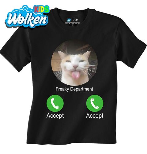 Obrázek produktu Dětské tričko Kočičí Oddělení volá Phone Call