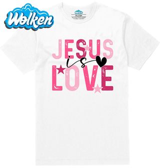 Pánské tričko  Ježíš je Láska.jpg