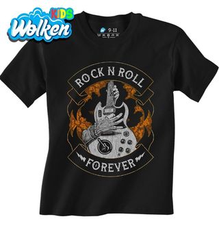 Dětské tričko Rocková Kytara Navždy.jpg