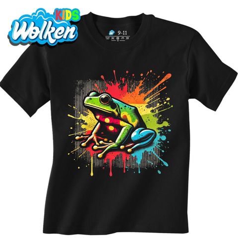 Obrázek produktu Dětské tričko Barevná Žába Graffiti