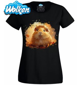 Dámské tričko Podzimní Zrzavé Morče.jpg