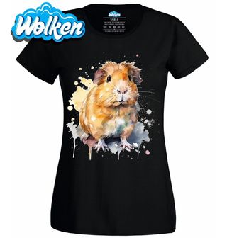 Dámské tričko Morče Guinea pig.jpg
