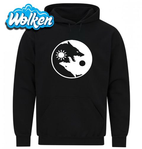 Obrázek produktu Pánská mikina Jin a Jang Vlci Dne a Noci Yin Yang Wolf
