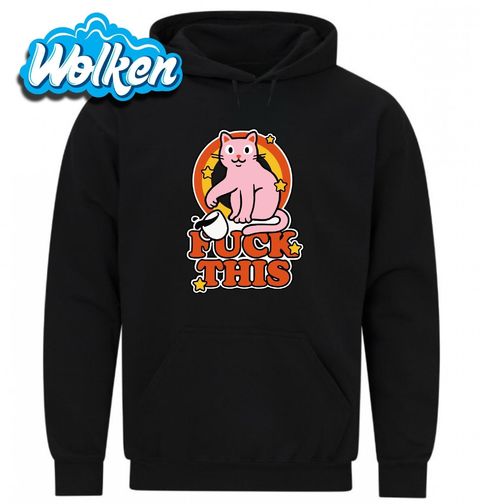 Obrázek produktu Pánská mikina Otrávená Kočka Fuck This!