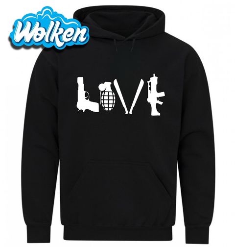 Obrázek produktu Pánská mikina Láska ke zbraním LOVE
