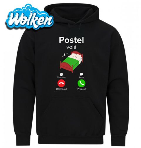 Obrázek produktu Pánská mikina Postel volá Phone Call