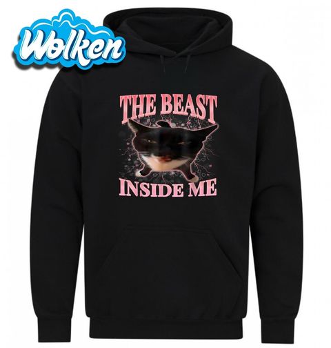 Obrázek produktu Pánská mikina Vnitřní šelma Kočka The Beast Inside Me