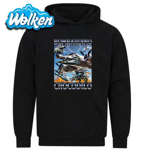 Obrázek produktu Pánská mikina Krokodýlí Bombardér Bombardino Crocodilo