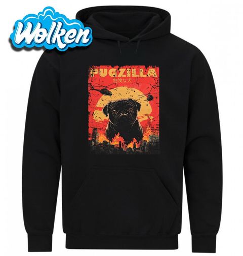 Obrázek produktu Pánská mikina Japonská Pugzilla útočí Godzilla