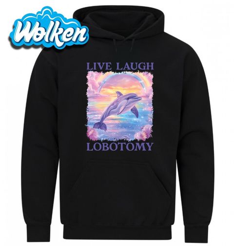 Obrázek produktu Pánská mikina Delfín Live Laugh Lobotomy
