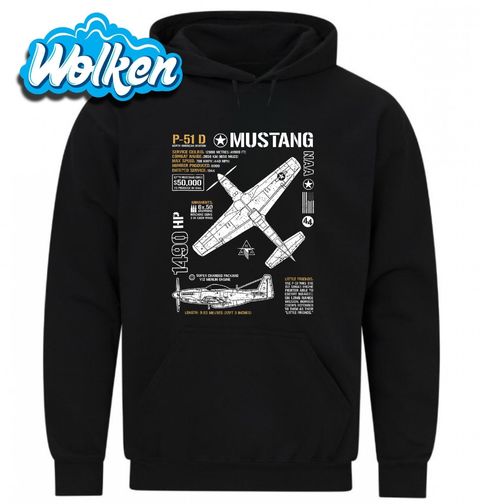 Obrázek produktu Pánská mikina P-51 Mustang Legenda nebes