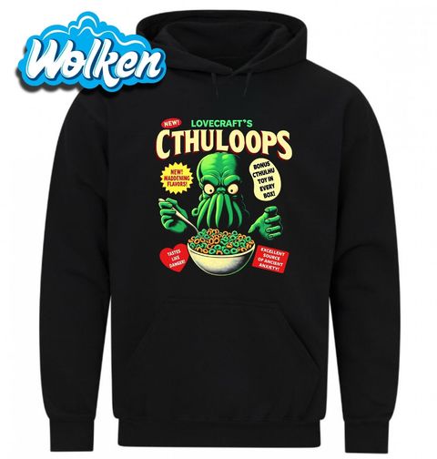 Obrázek produktu Pánská mikina Cthuloops Cereálie Cthulhu